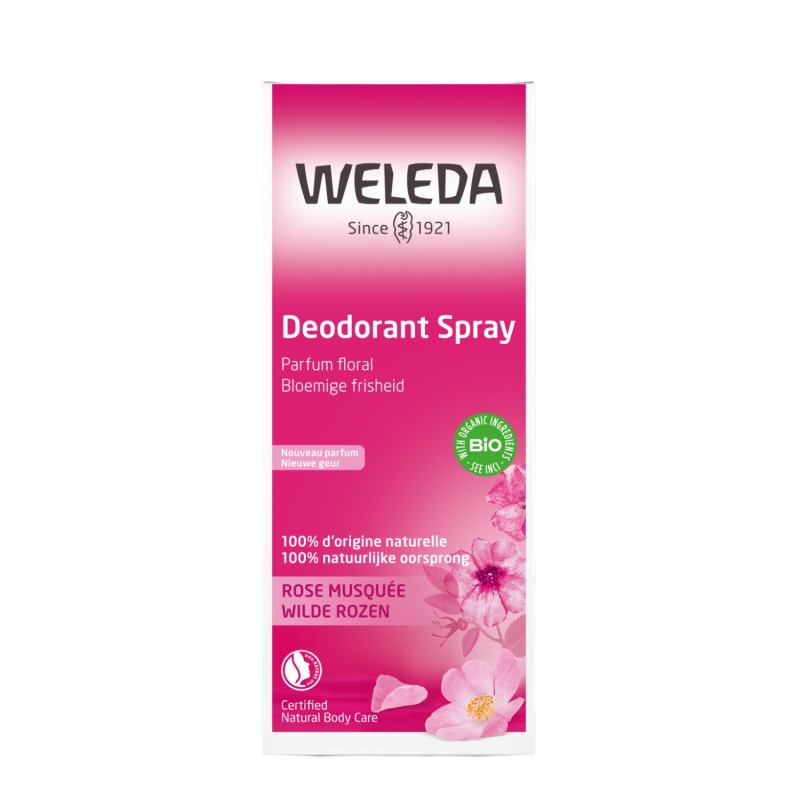 Déodorant spray à la rose musquée 100ml