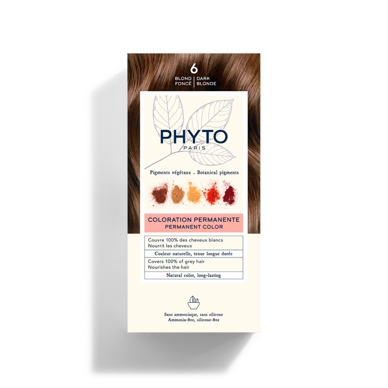 Coloration 6 blond foncé kit coloration permanent