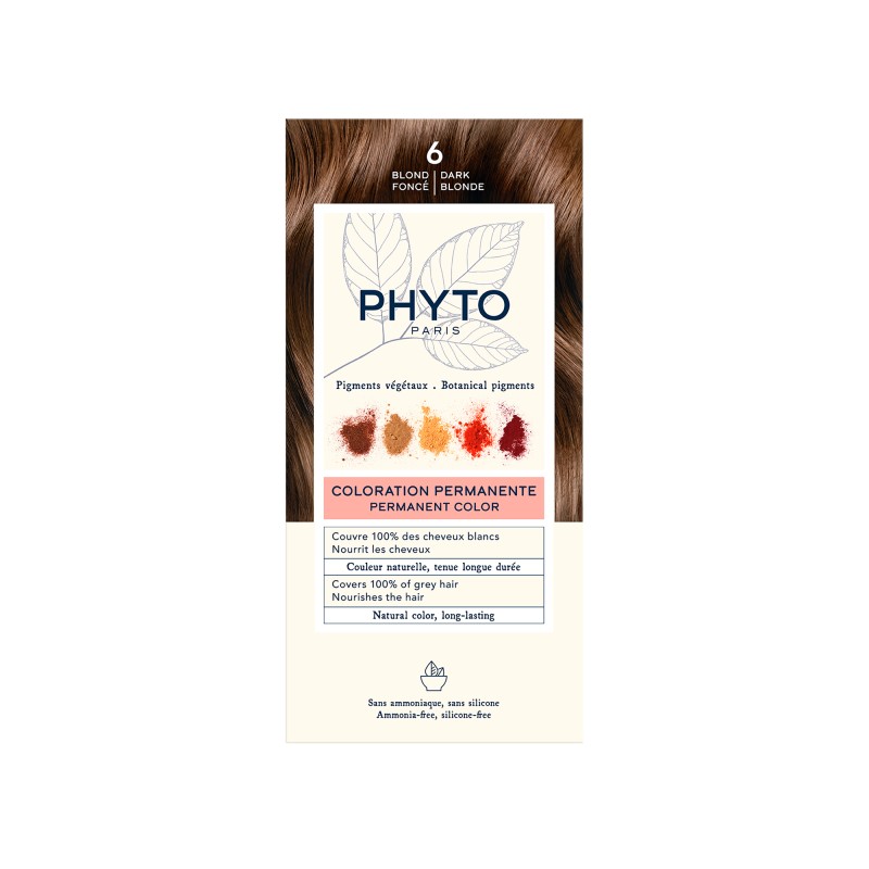 Coloration 6 blond foncé kit coloration permanent