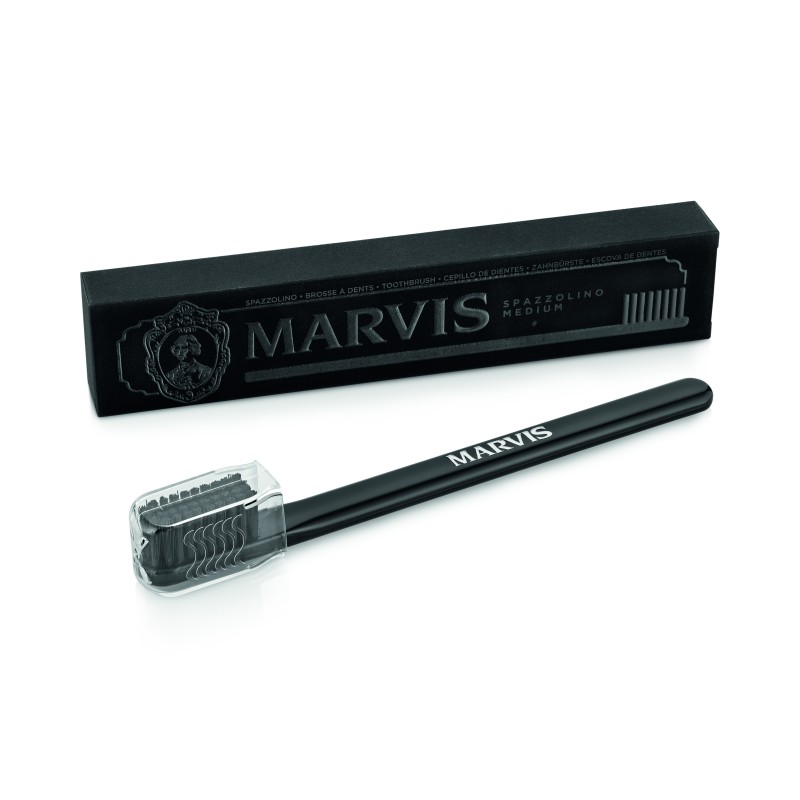 Brosse à dent medium noire x1