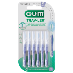 Brossette interdentaire trav ler 0,6 mm 6 unités
