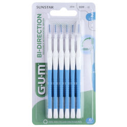 Brossette interdentaire bi direction 0,9 mm 6 unités
