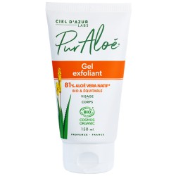 Gel exfoliant visage et corps 81% bio 150ml