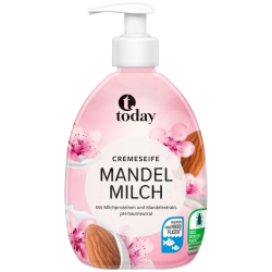 Savon lait amande 500ml