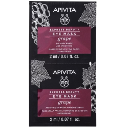 Masque lissant contour des yeux au raisin 2x2ml