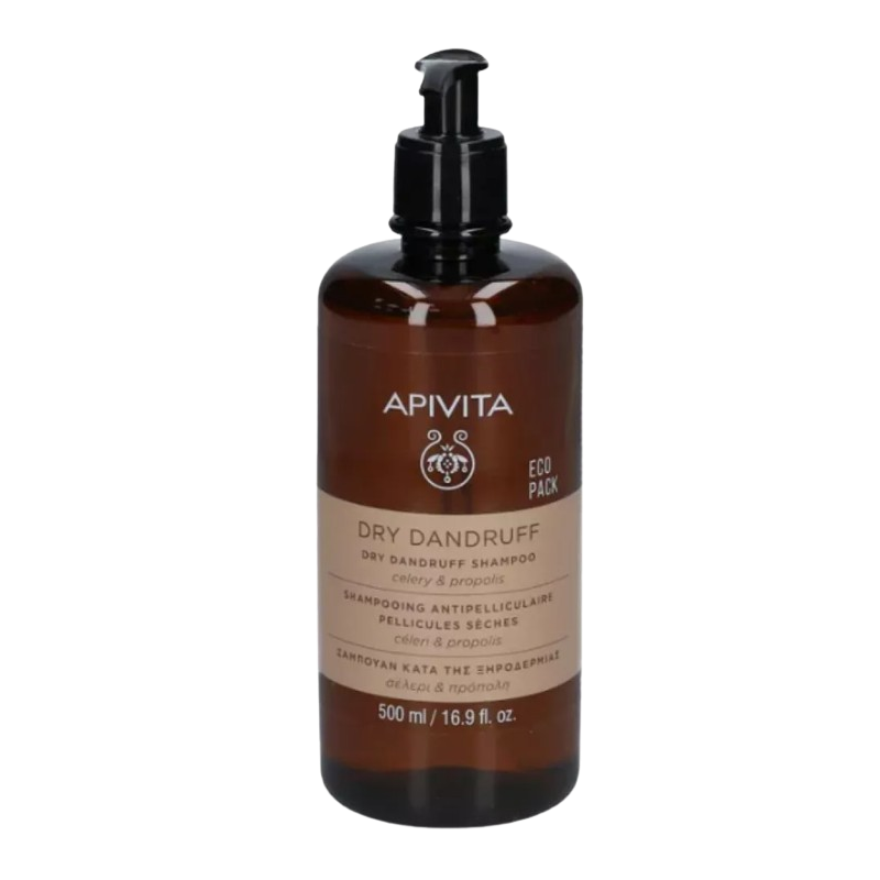 Shampooing anti pelliculaire pellicules sèches ecopack 500ml