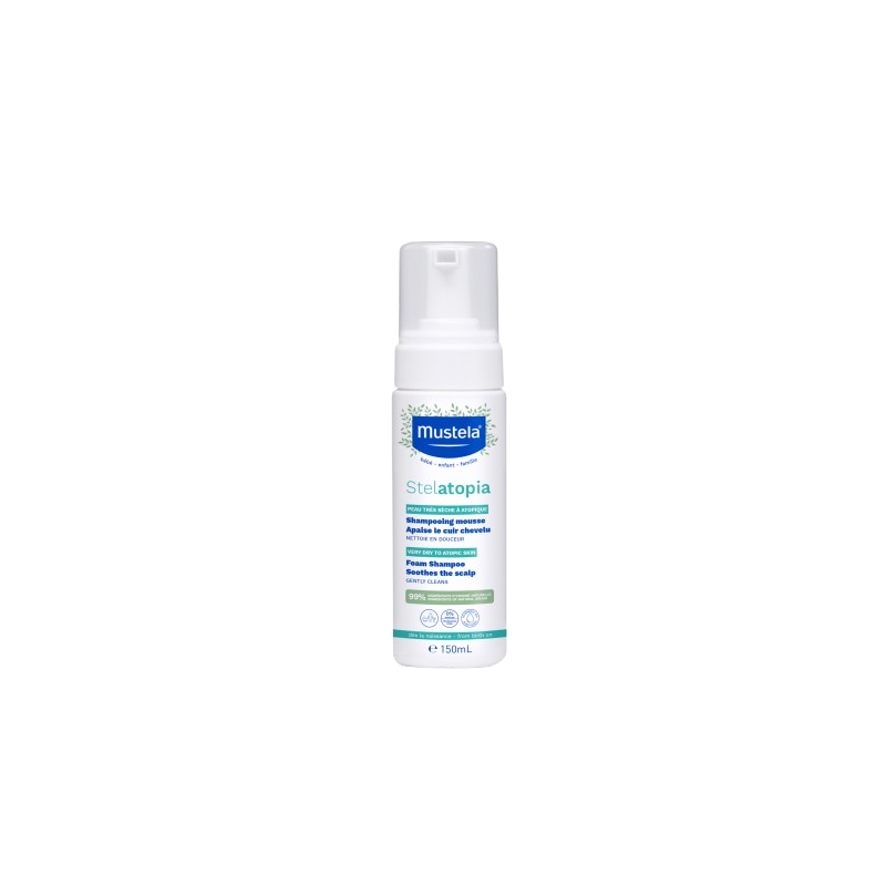 Shampooing stelatopia mousse peau atopique 150ml
