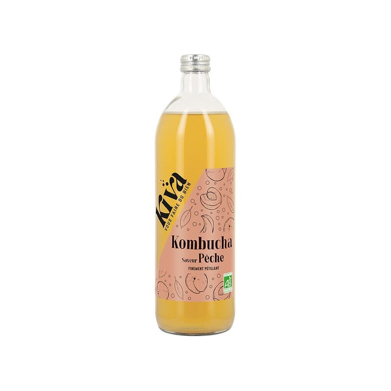 Bio Boisson kombucha pêche 75cl