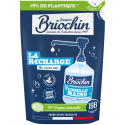 Recharge liquide vaisselle et mains savon noir 450ml