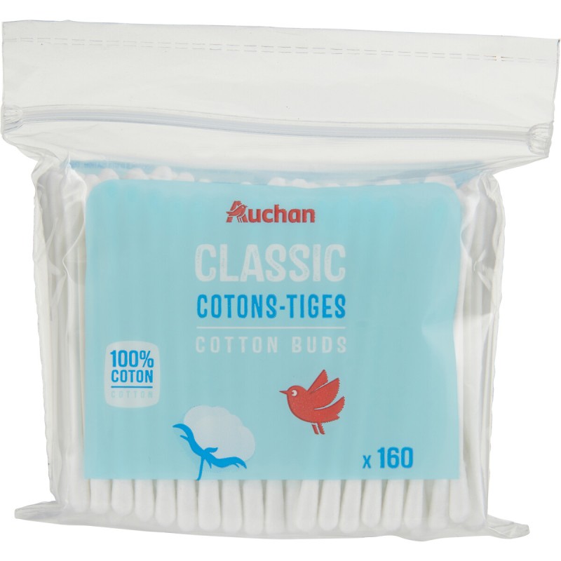 Cotons tiges en papier x160