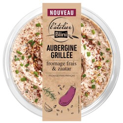 Tartinable aubergine grillée fromage frais et zaatar 140g