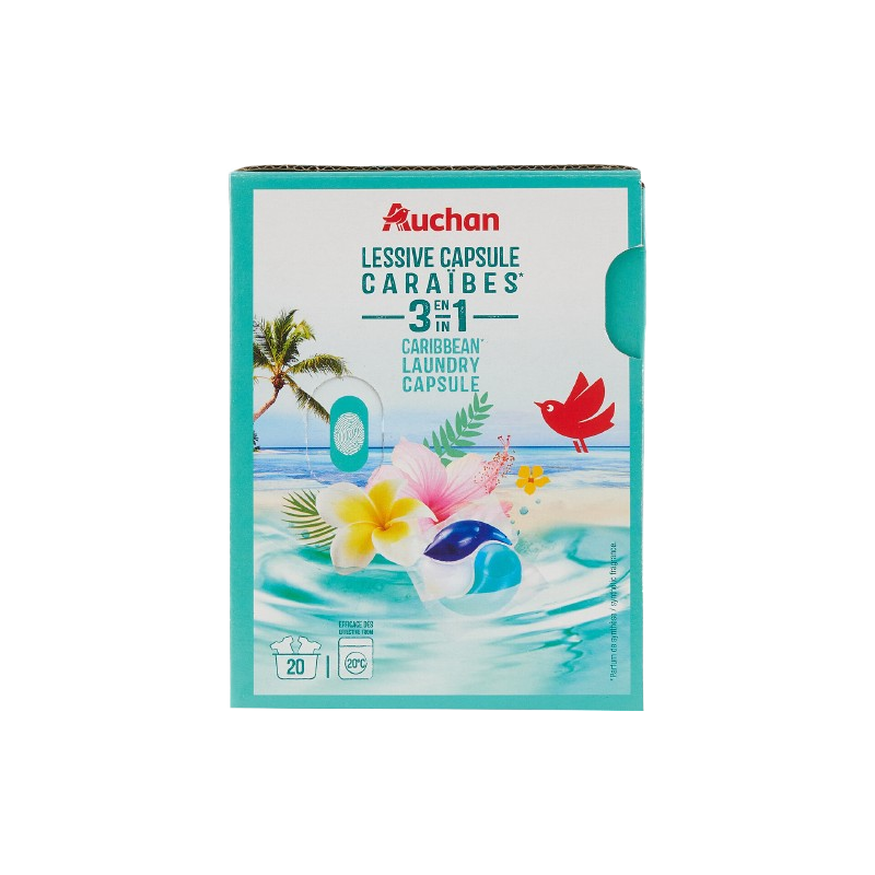 Pods de lessive 3en1 Caraïbe x20