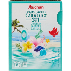 Pods de lessive 3en1 Caraïbe x20