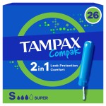Tampons compak avec applicateur super x26