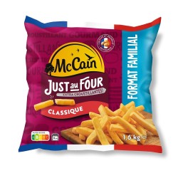 Frites classiques just au four 1.6kg