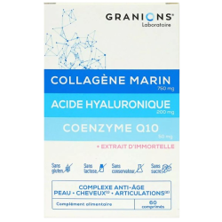 Complexe beauté collagène acide hyaluronique coenzyme q10 54g 60 comprimés