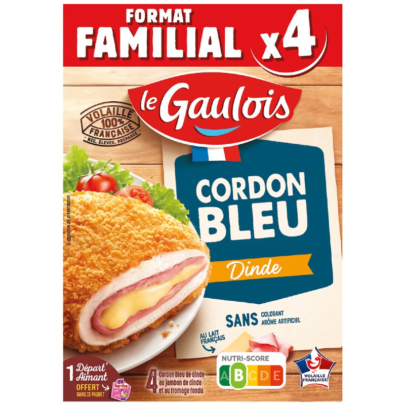 Cordon bleu de dinde 4x100g