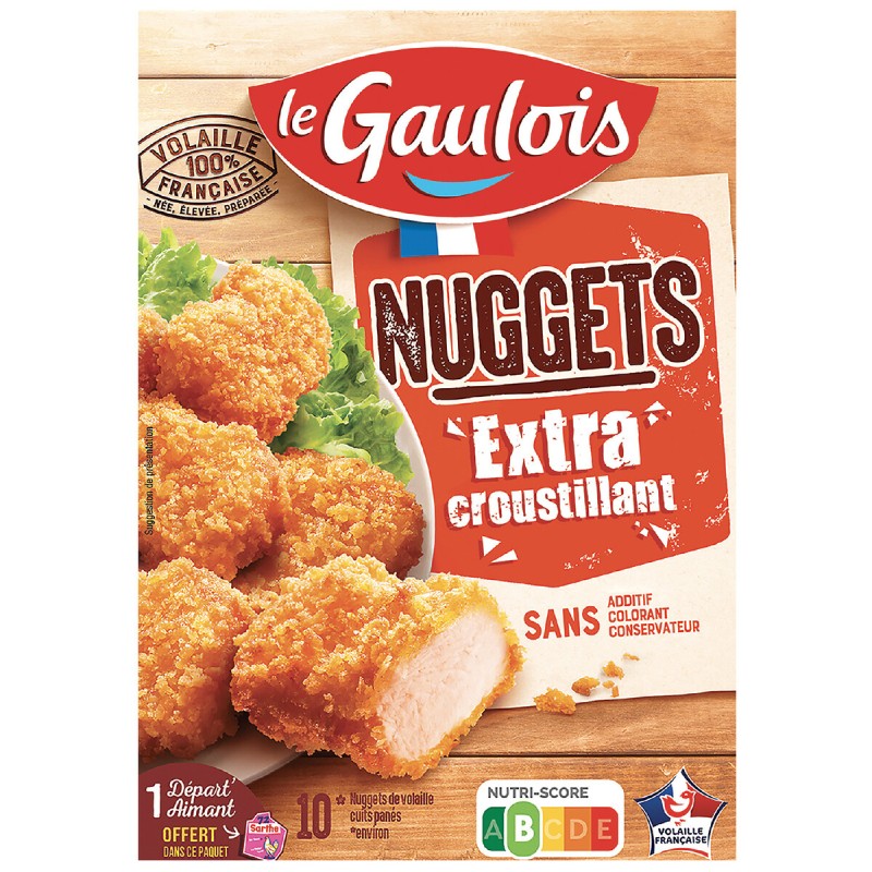 Nuggets extra croustillant x10 200g