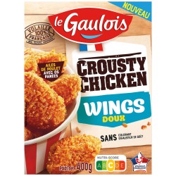 Crousty chicken wings doux 400g