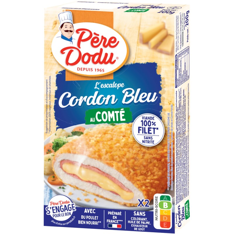 Cordon bleu au comté sans nitrite 2x100g