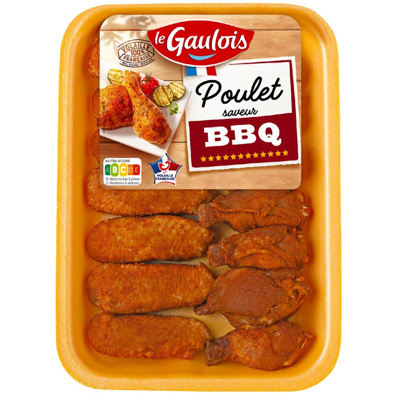 Ailes de poulet façon barbecue 470g