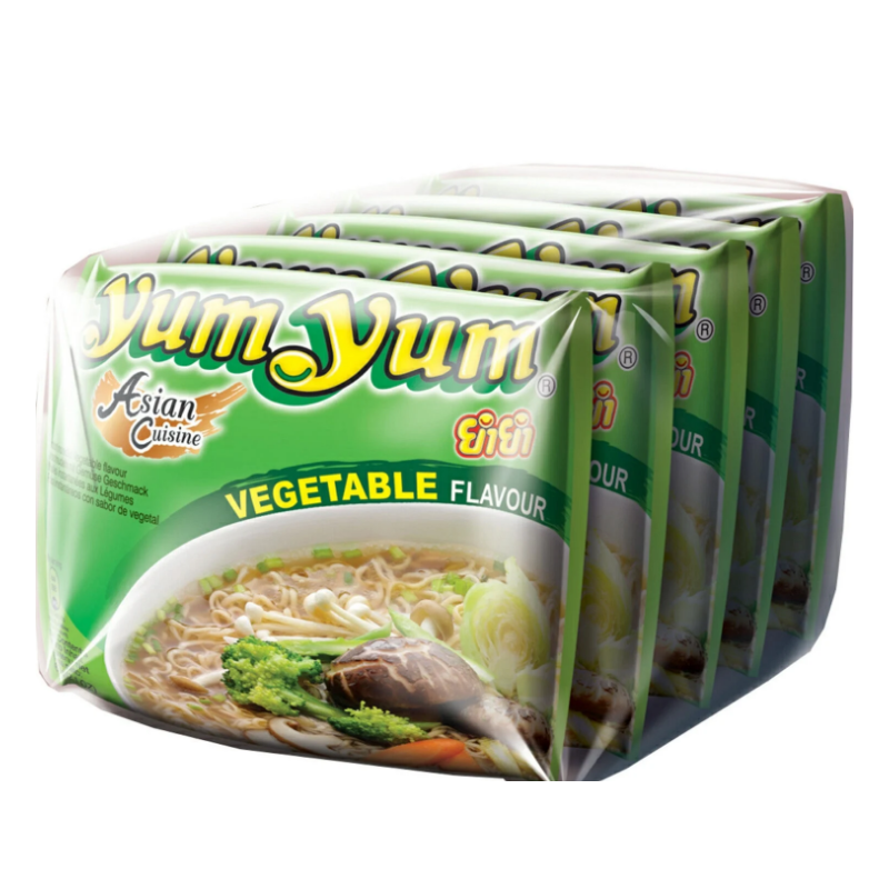 Nouilles instantanées aux légumes 5x60g