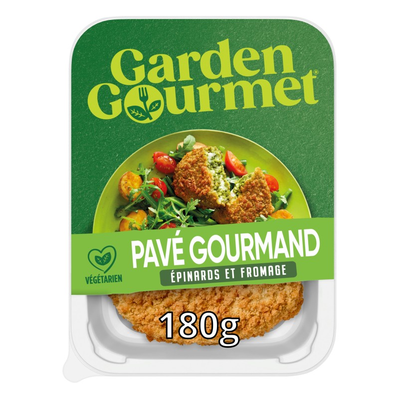 Le bon végétal Pavé gourmand épinards et fromage x2 180g