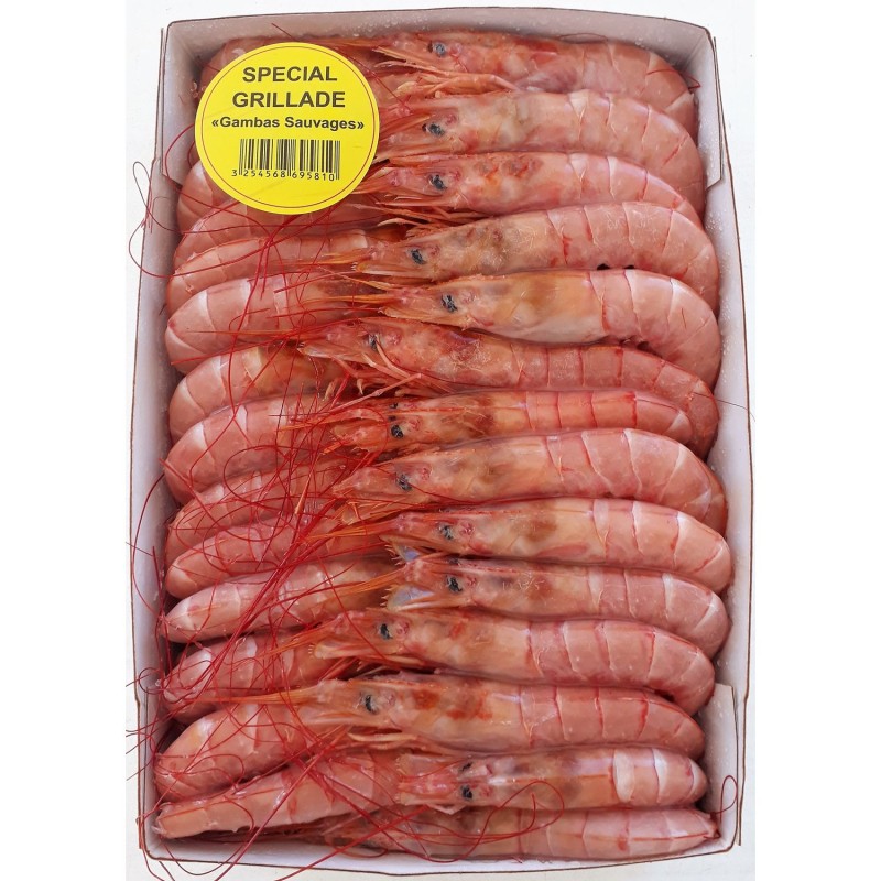 Gambas Sauvages Spécial Barbecue 30/40 2kg