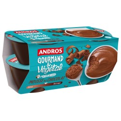 Gourmand et Végétal Mousse au Chocolat 4x 220g