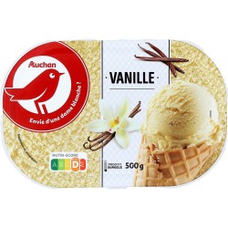 Glace à la vanille 500g