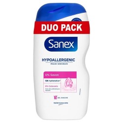 Gel douche peaux sensibles hypoallergénique 2x245ml