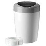 Poubelle à couches Grise et Blanche