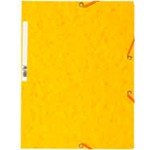 Chemise à élastiques 3 rabats 24x32cm jaune