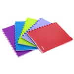 Cahier A4 Plastique Transparent Petits Carreaux