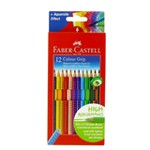 Crayons de Couleurs Colour Grip Brillants x12