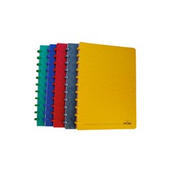 Cahier Couverture en Carton A4 Quadrillé 5x5 144 pages