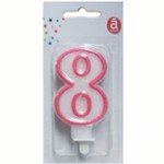 Bougie d'Anniversaire Numéro 8