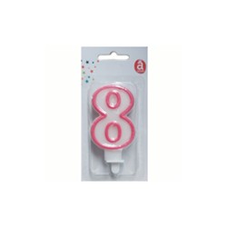 Bougie d'Anniversaire Numéro 8