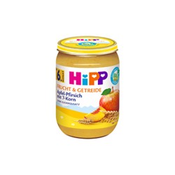 Bio Pomme Pêche 7 Grains dès 6 mois 190g