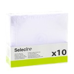 Boîtier Transparent CD/DVD Slim x10