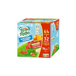 Pom'Potes Compote Gourdes Spécialités aux Fruits x96