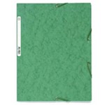 Chemise à élastiques 3 rabats 24x32cm vert