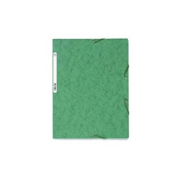 Chemise à élastiques 3 rabats 24x32cm vert