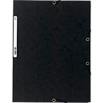 Chemise Cartonnée à Elastiques 24x32cm Noir