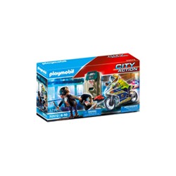 City Action Policier avec Moto et Voleur 70572 dès 4 ans