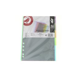 Intercalaires A4 21x29.7cm 6 Positions Translucide