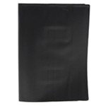 Couvre-Cahier avec Fenêtre et Etiquette A4 Noir
