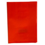 Couvre-Cahier avec Fenêtre et Etiquette A4 Rouge