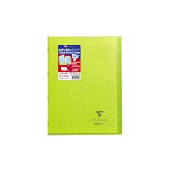 Koverbook Grands Carreaux 24x32cm 96 Pages Vert