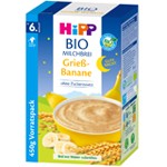 Bio Semoule au Lait Banane dès 6 mois 2x225g